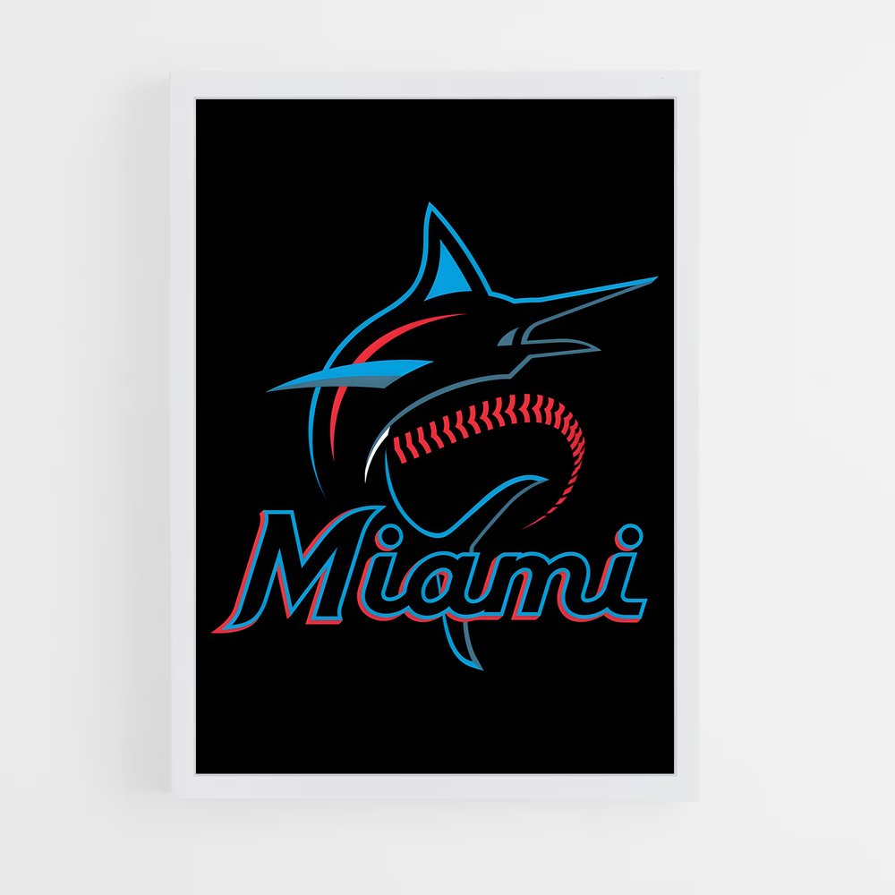 Poster Marlins Forever – affiche Baseball (vue 3)